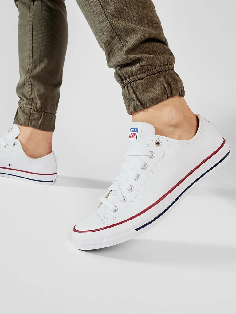 White Converse sneakers product photo