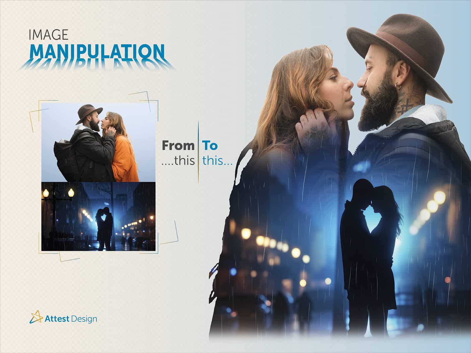 Image manipulation service example demonstrating professional image manipulation techniques